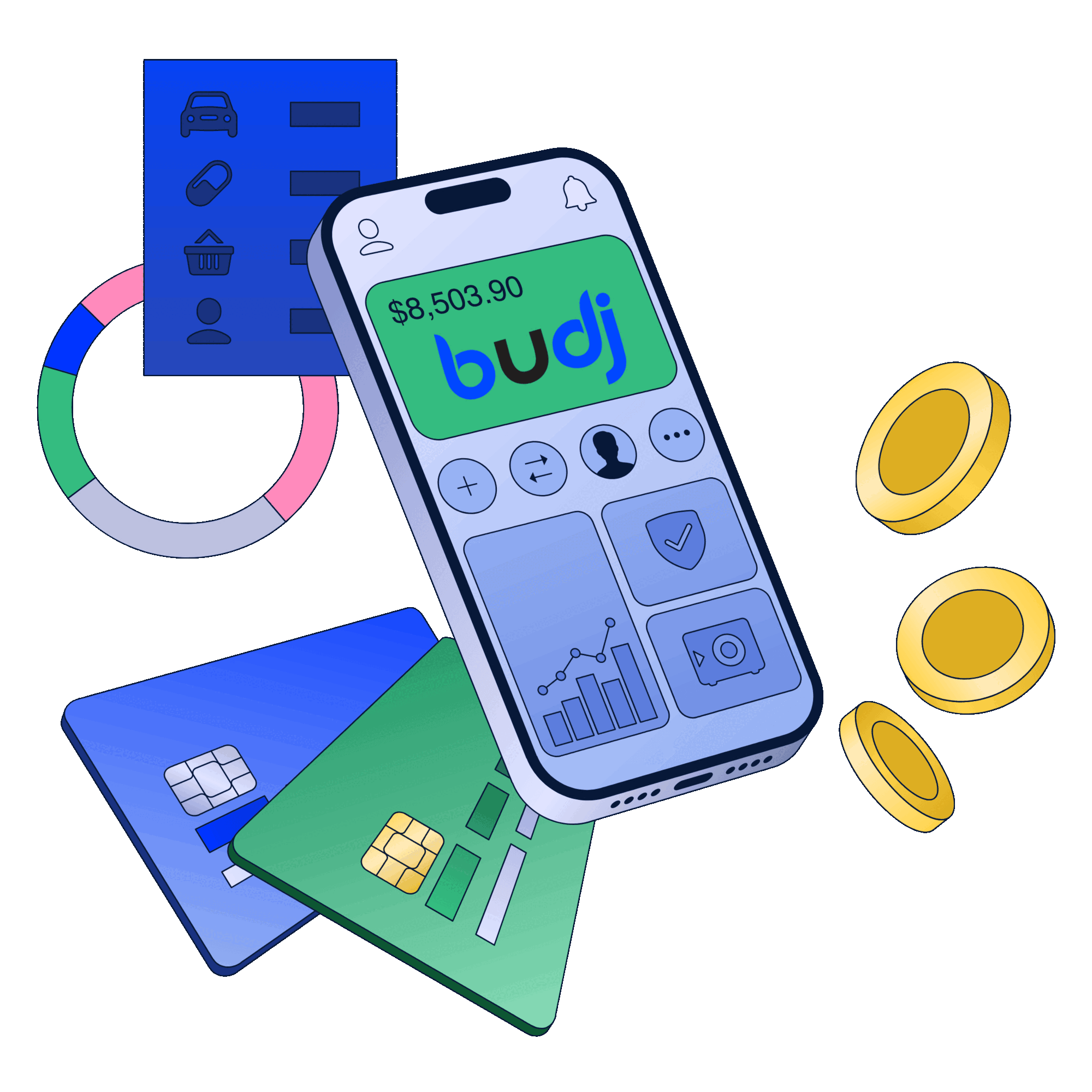 Cashback rewards illustration